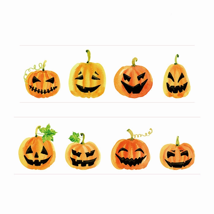 special ergonomic Jack O Lantern Washi Tape