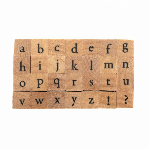 quality Petit Letter Stamp Set - Small Size - Lowercase Alphabet