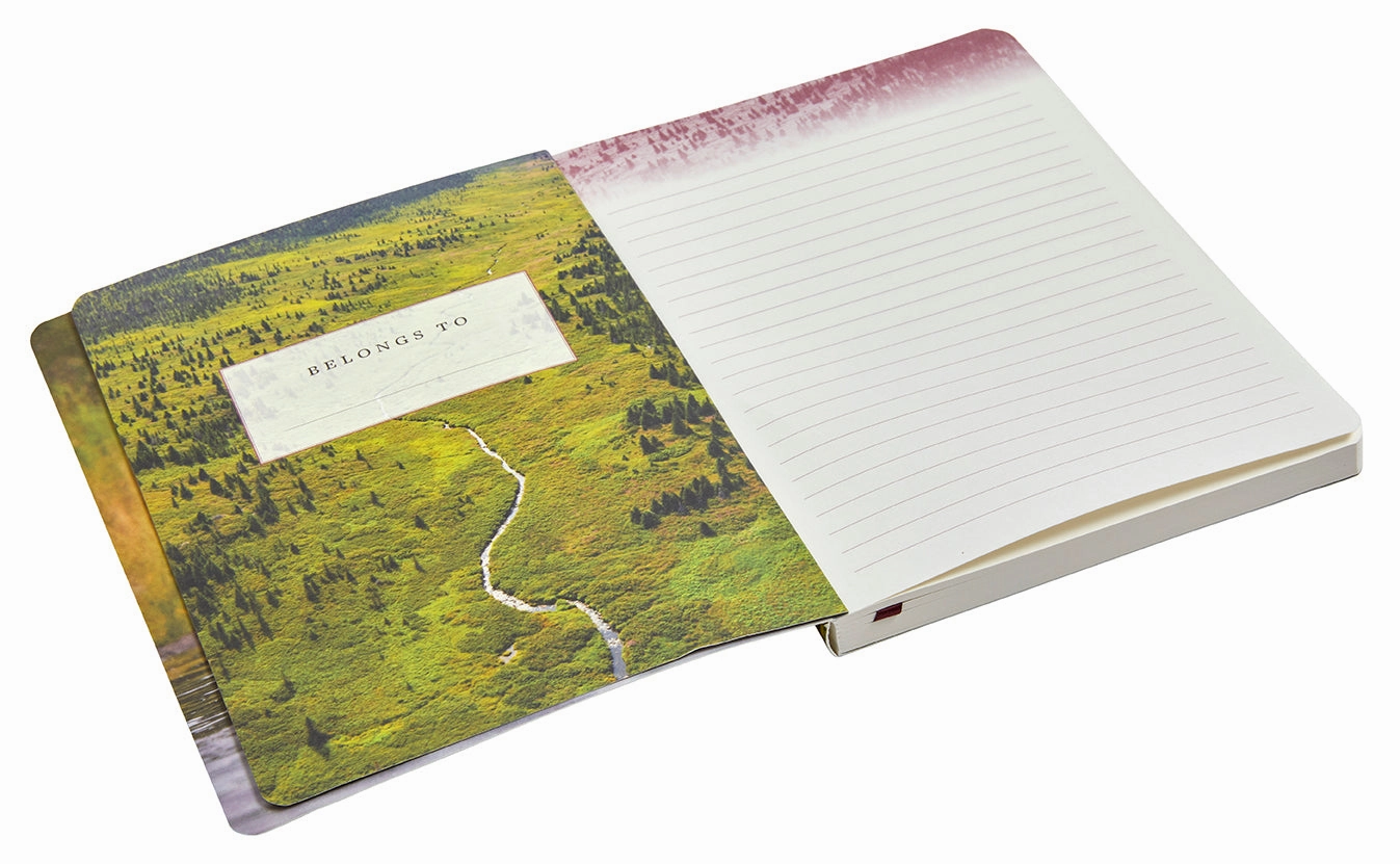 bamboo Refuge: Purple Fireweed Softcover Notebook