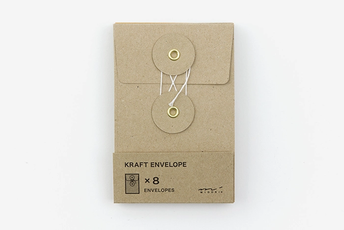 classic Traveler'S Company Small String Tie Kraft Envelope
