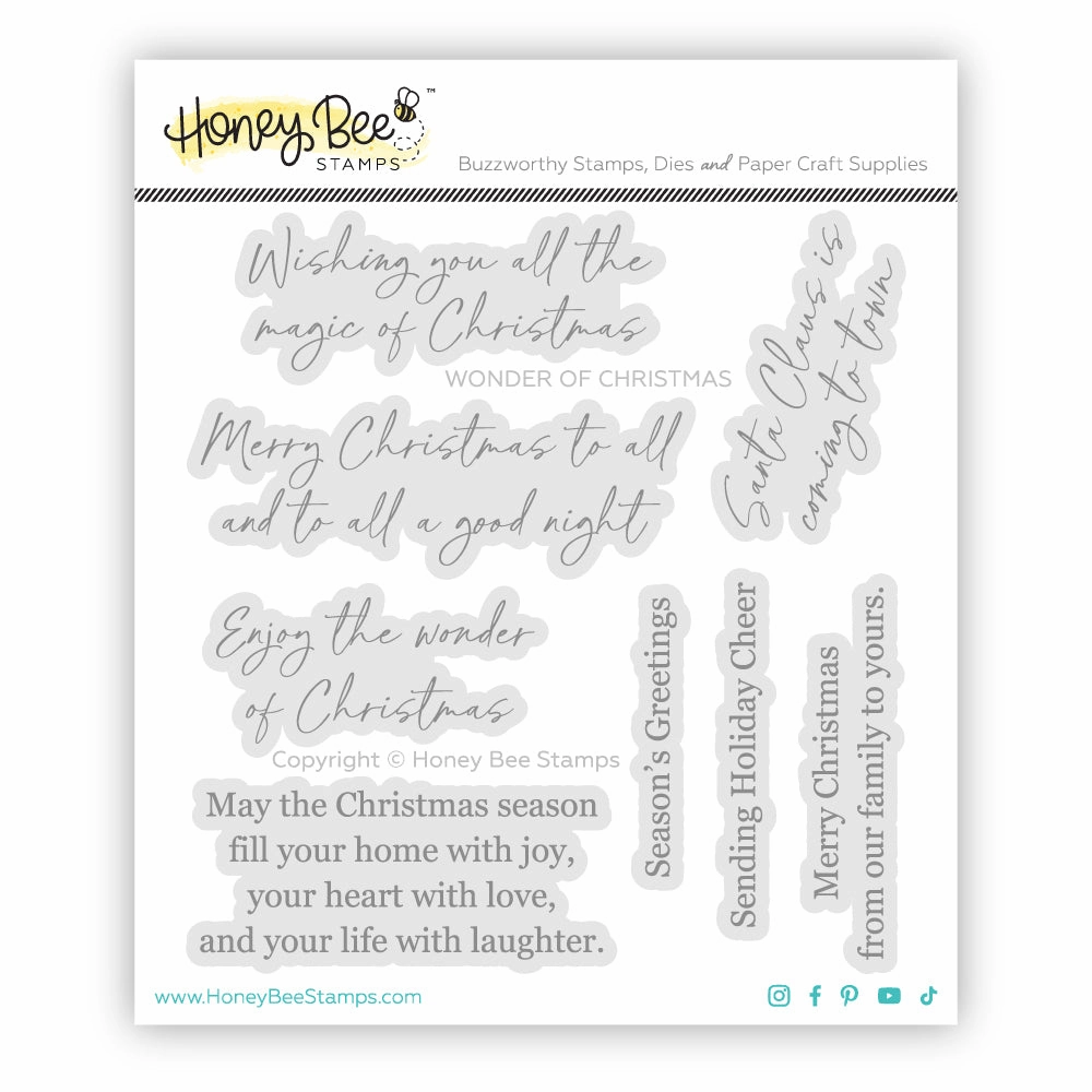 single rugged Wonder Of Christmas - 4X4 Stamp Set