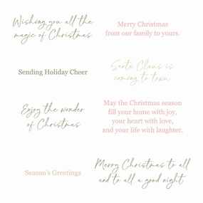 organic Wonder Of Christmas - 4X4 Stamp Set