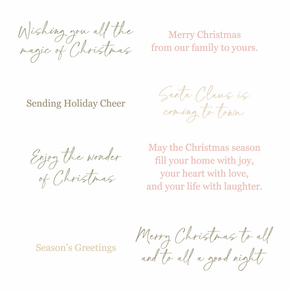 organic Wonder Of Christmas - 4X4 Stamp Set