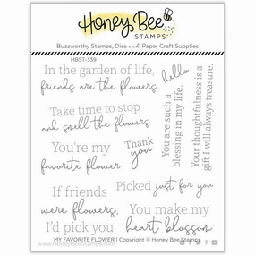 My Favorite Flower - 4X4 Stamp Set latest exclusive
