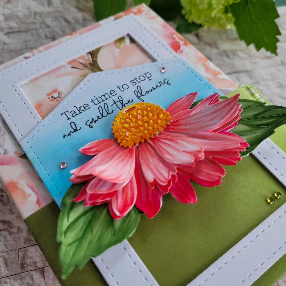 seasonal My Favorite Flower - 4X4 Stamp Set