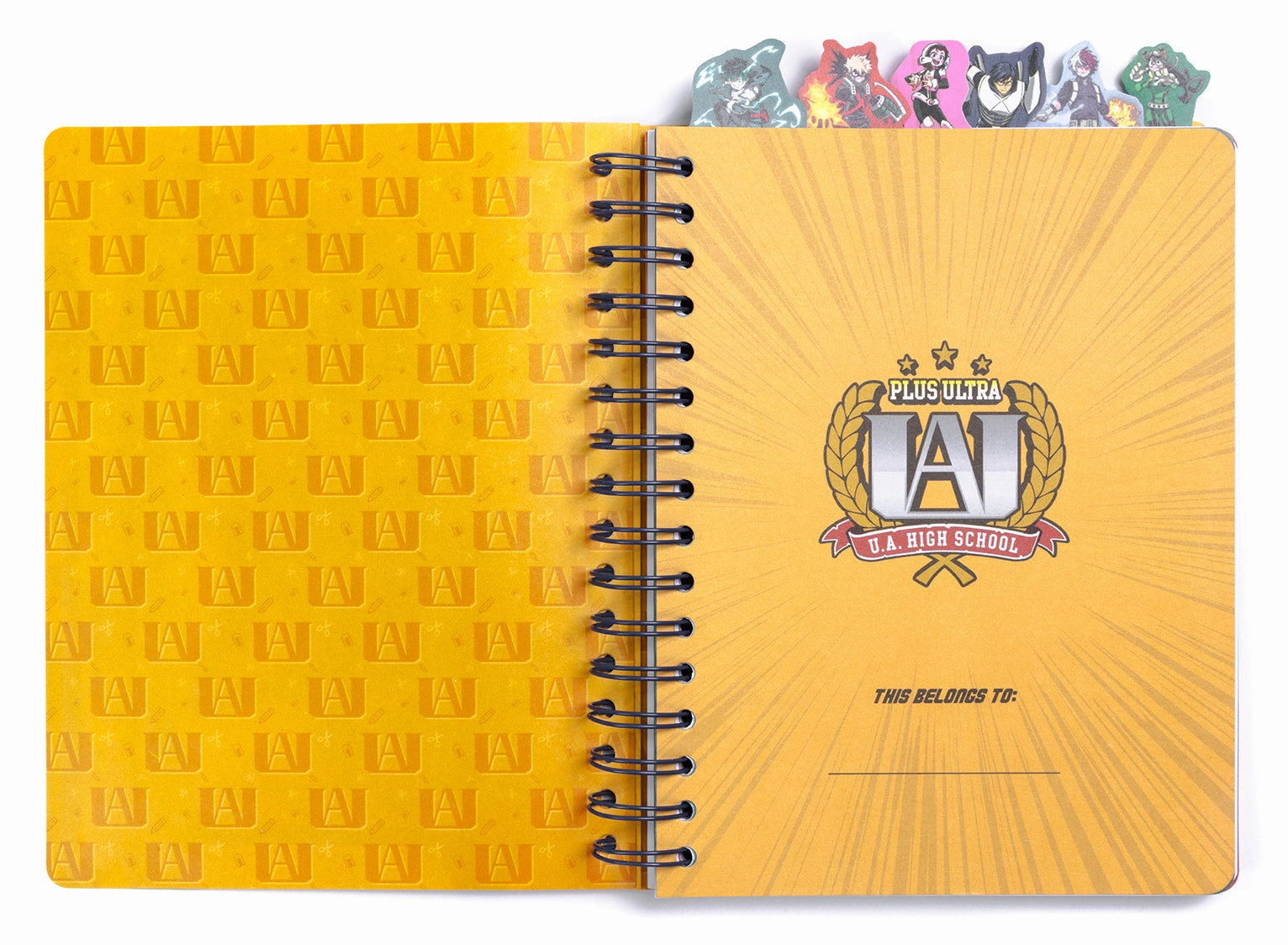 heatproof My Hero Academia: Class 1-A Spiral Notebook