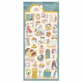 My Home Art Time Sticker biodegradable economical