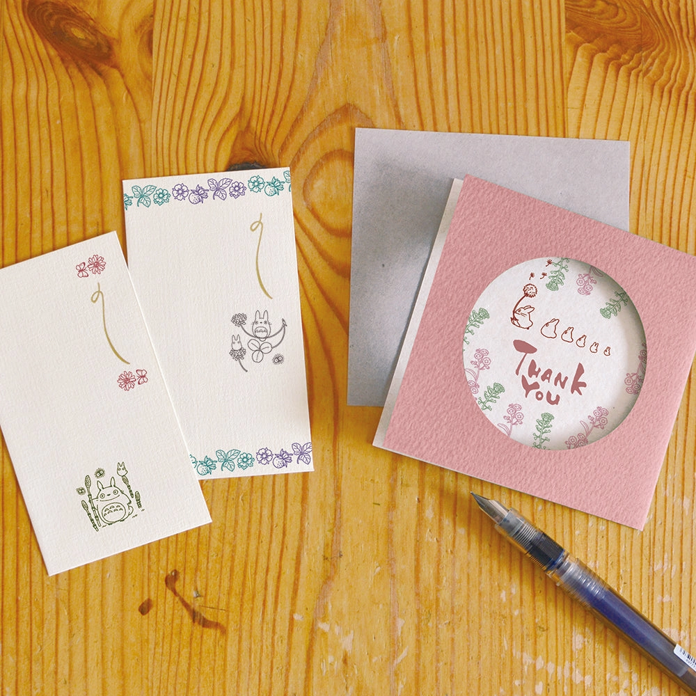 My Neighbor Totoro Flower Stamp Set small elegant