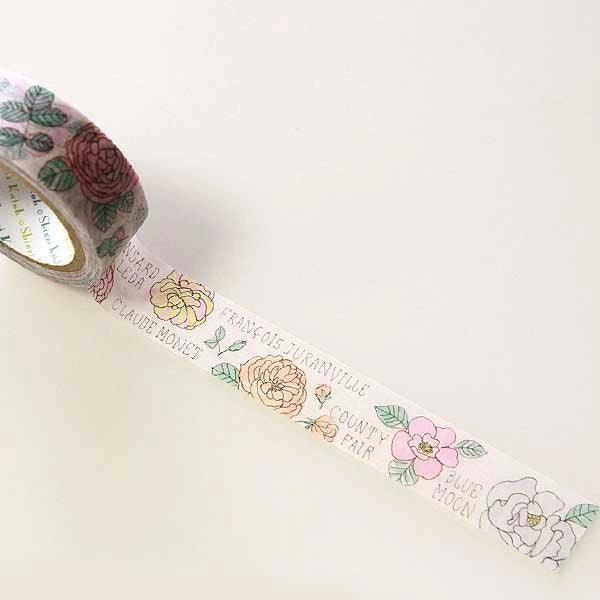 seasonal valuable My Rose Garden Washi Tape