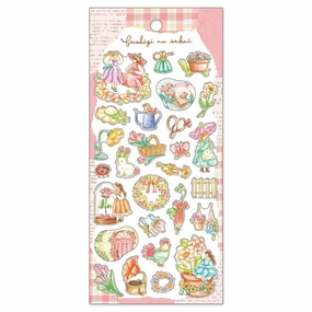 Mysterious World Stickers - A Moment Of Fluffy Flowers cotton