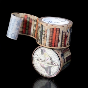 Mystery Book Washi Tape short wooden