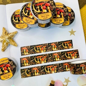 Mystic Mushroom Washi Tape expandable