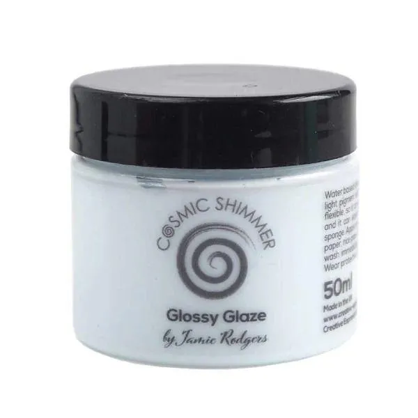 Cosmic Shimmer Glossy Glaze - Fresh Air Blue retro