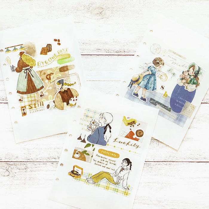 Amie Classical Girl Flake Sticker wholesale