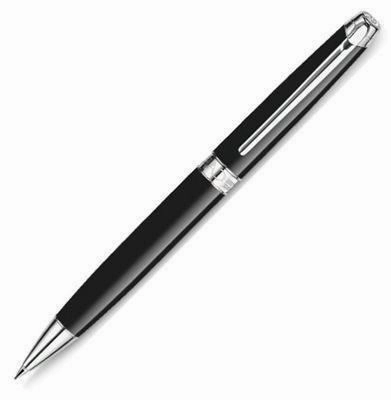 flexible strong Caran D'Ache Leman Black Silver Mechanical Pencil