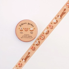 locking soft Folklore Garden Washi Tape