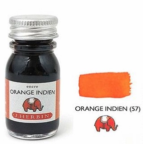 J Herbin Bottled Ink Orange Indien - 10Ml luxury