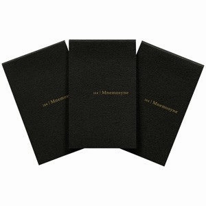magnetic Mnemosyne N164 5X5 Grid Card Size Memo Pad- 2.1X3.4 Inches- 3 Pack