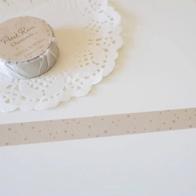 Petal Rain Chamomile Washi Tape metallic