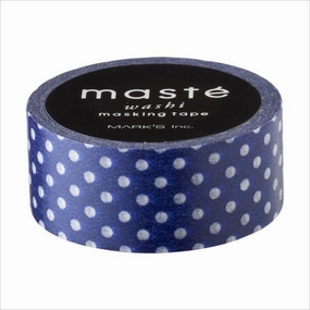 Navy Dot Washi Tape Maste durable tiny
