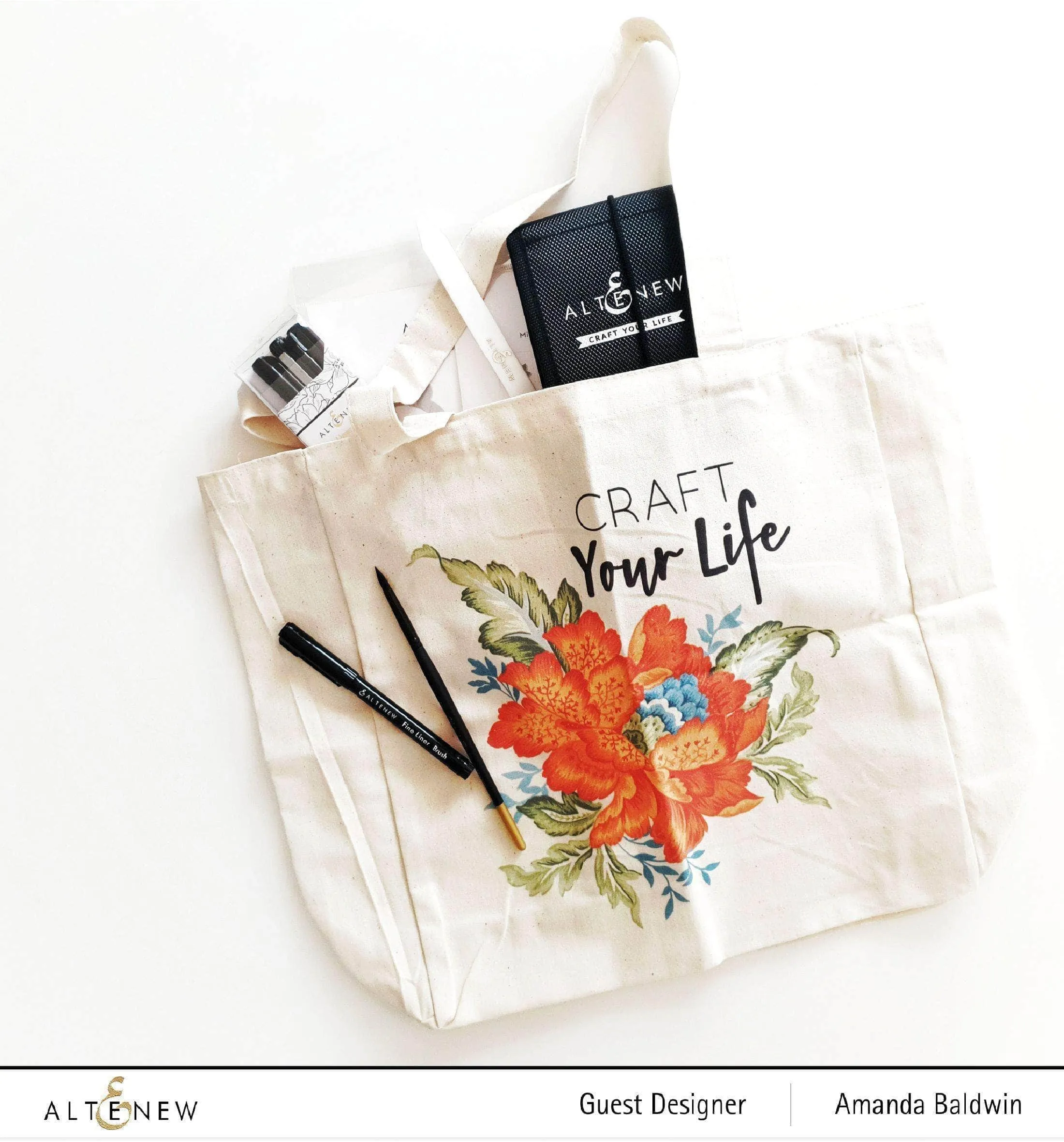 rubber linen Craft Your Life Tote Bag