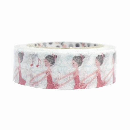 bulk nonslip Ballet Dancer Ballerina Washi Tape Shinzi Katoh Design