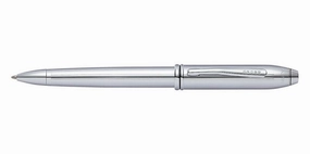 shockproof Cross Townsend Lustrous Chrome (New Wider) Ballpoint Pen