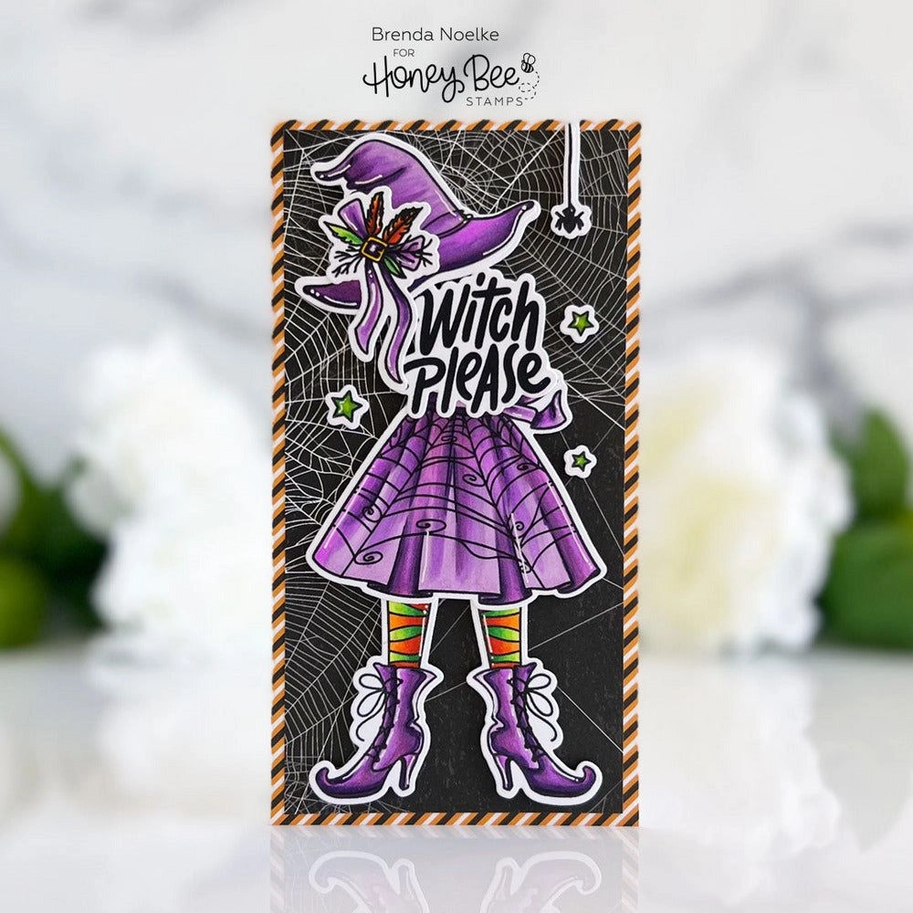 pack classic If The Broom Fits - 6X8 Stamp Set
