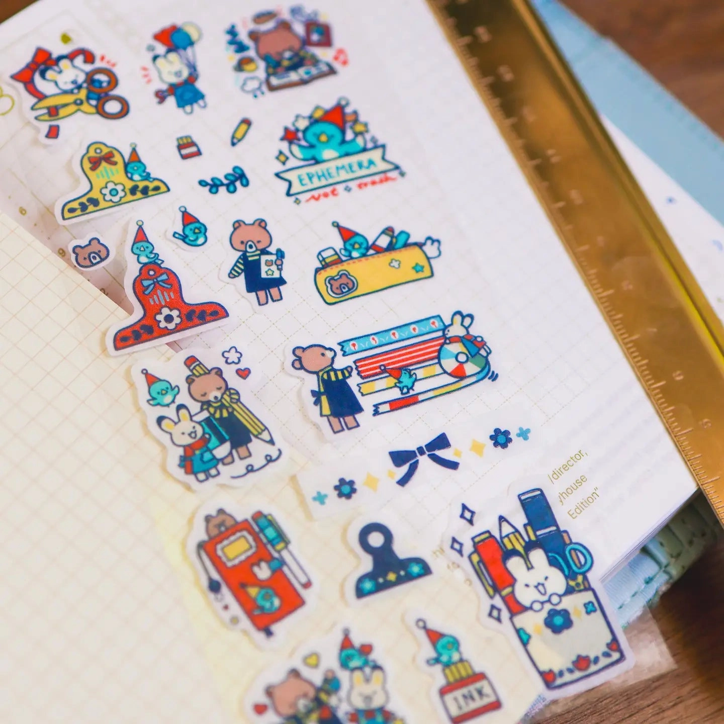 Journal And Craft Party Washi Sticker Sheet quality retractable