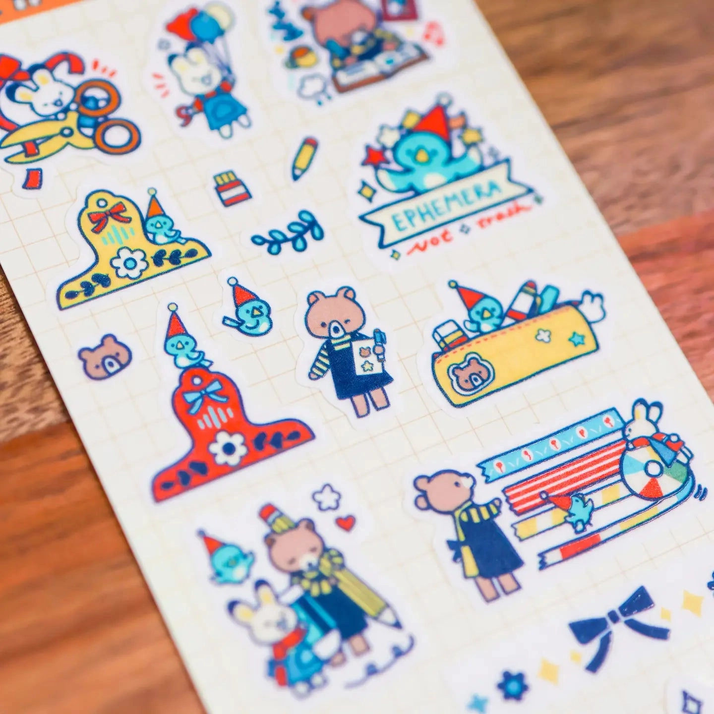 Journal And Craft Party Washi Sticker Sheet slim