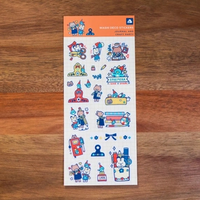 refillable bronze Journal And Craft Party Washi Sticker Sheet