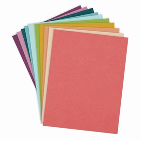 robust Spellbinders Rainbow Hues Assortment Colorwheel Cardstock 8.5"X11" - 20 Sheets