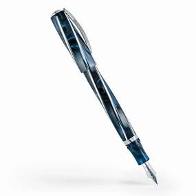 Visconti Divina Elegance Imperial Blue Fountain Pen wrapped