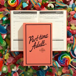 Part-Time Adult Undated Daily Planner thin