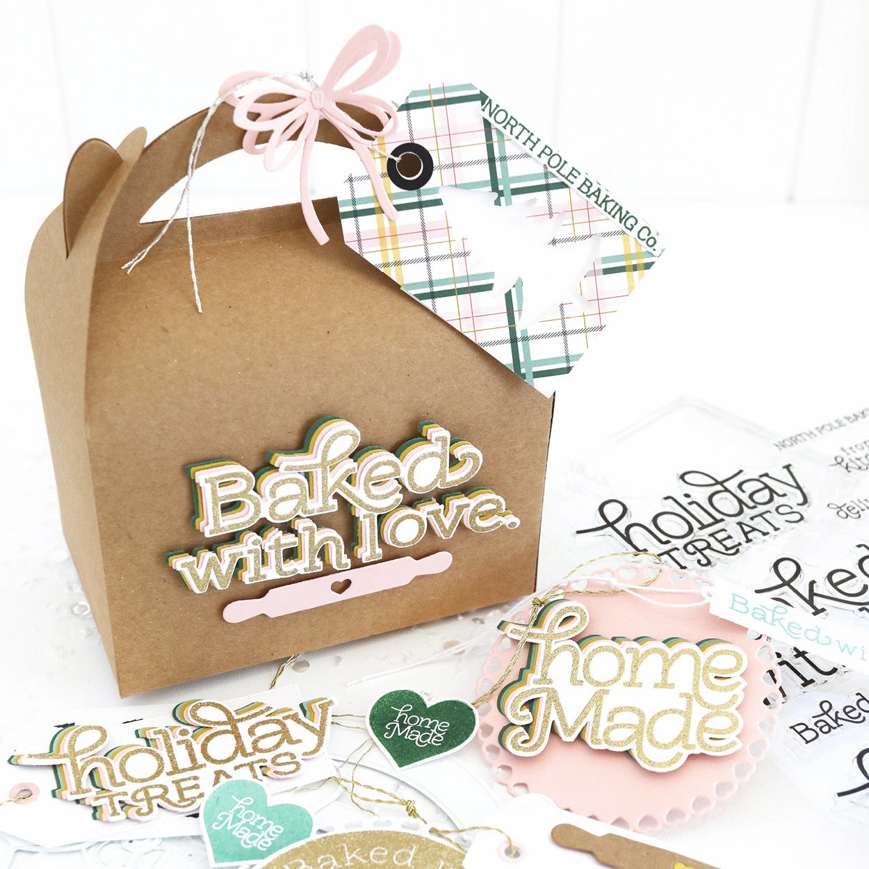 Baked With Love Stamp biodegradable