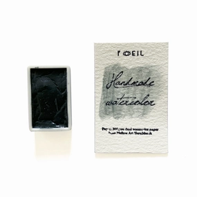 New Blue Vein Stone (Mineral) - Artist Grade Handmade Honey Based Watercolor Paint Full Pan 3.2Ml deluxe small