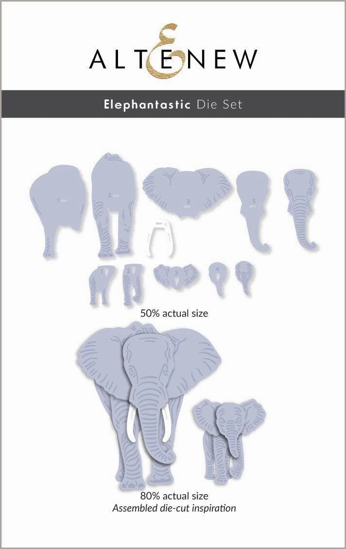 pastel Elephantastic Die Set