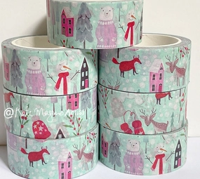 Nordic Winter Washi Tape thin premium