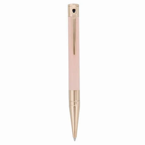 St Dupont D-Initial Pastel Pink Ballpoint Pen lasting adjustable
