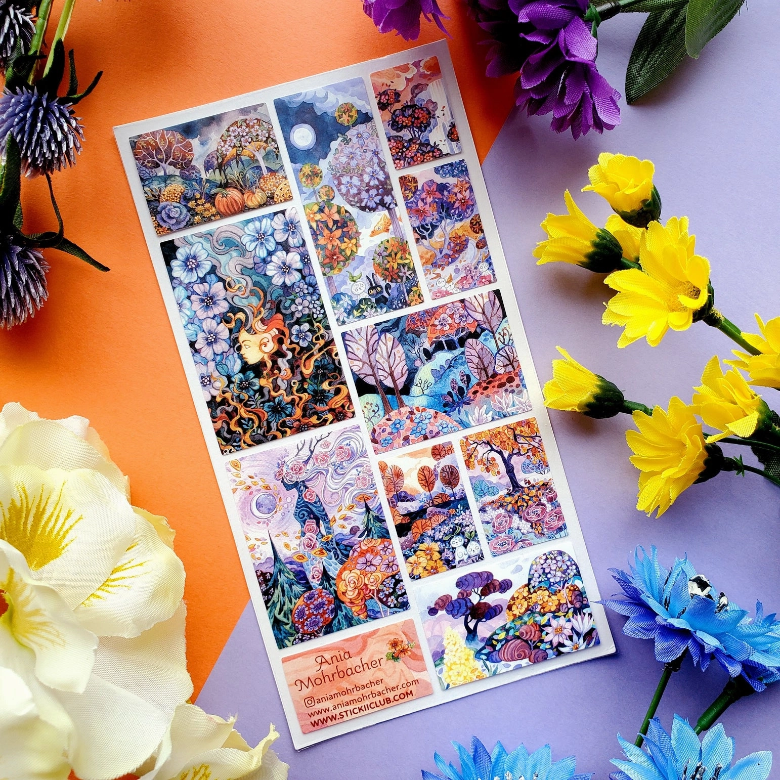 Stickii Fantastical Forest Sticker Sheet multipack
