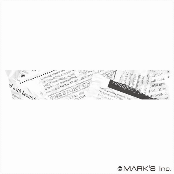 flat Newsprint Washi Tape