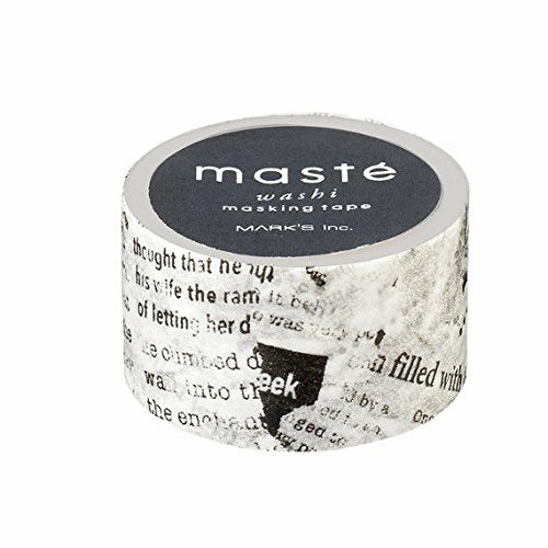 durable Newsprint Washi Tape