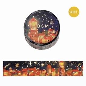 budget Night Of Shooting Stars Warm Lights Washi Tape