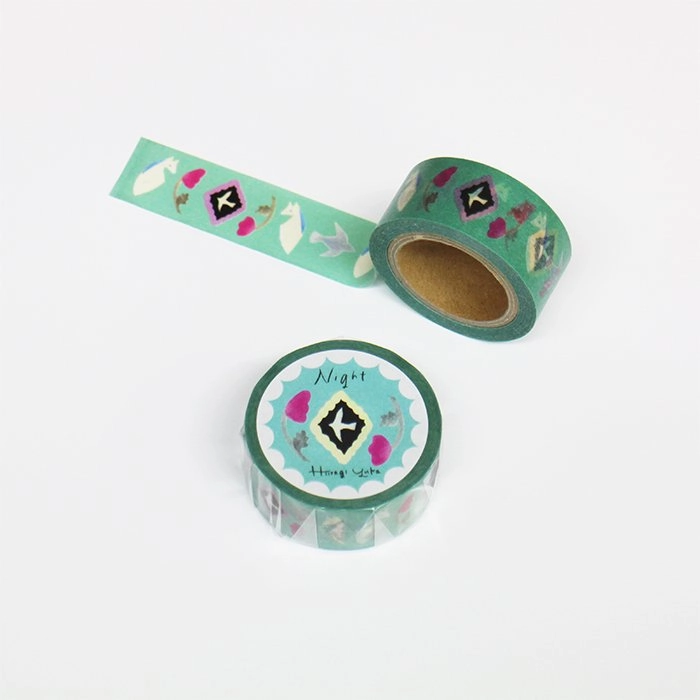 Night Washi Tape Hiiragi Yuka biodegradable