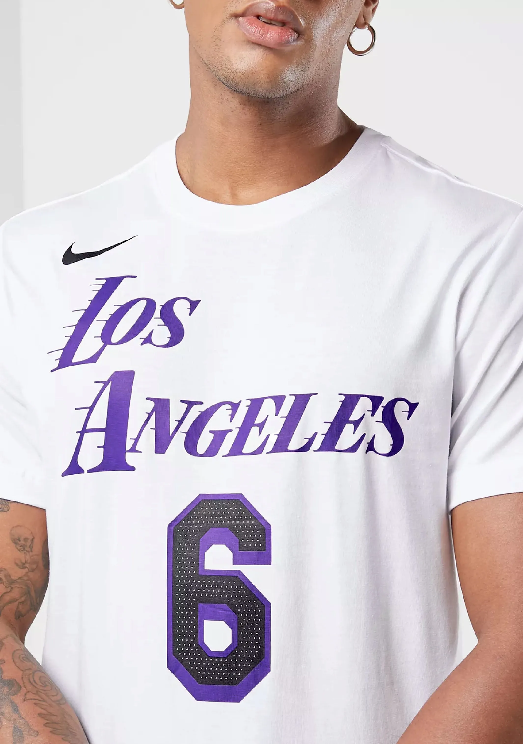 Nike Herren NBA T-Shirt LeBron James Los Angeles Lakers City Edition <br> DV5993 100