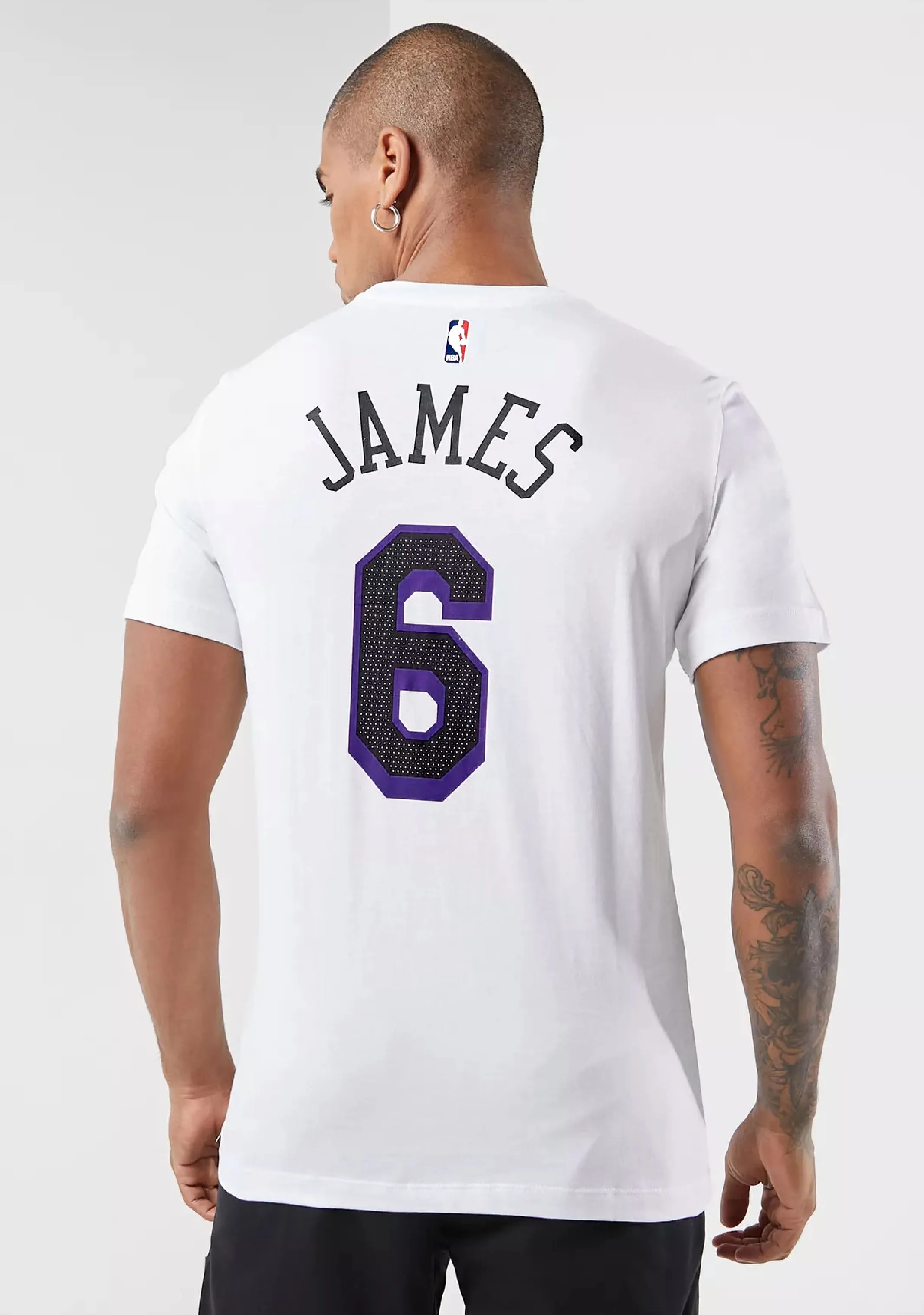 Nike Herren NBA T-Shirt LeBron James Los Angeles Lakers City Edition <br> DV5993 100