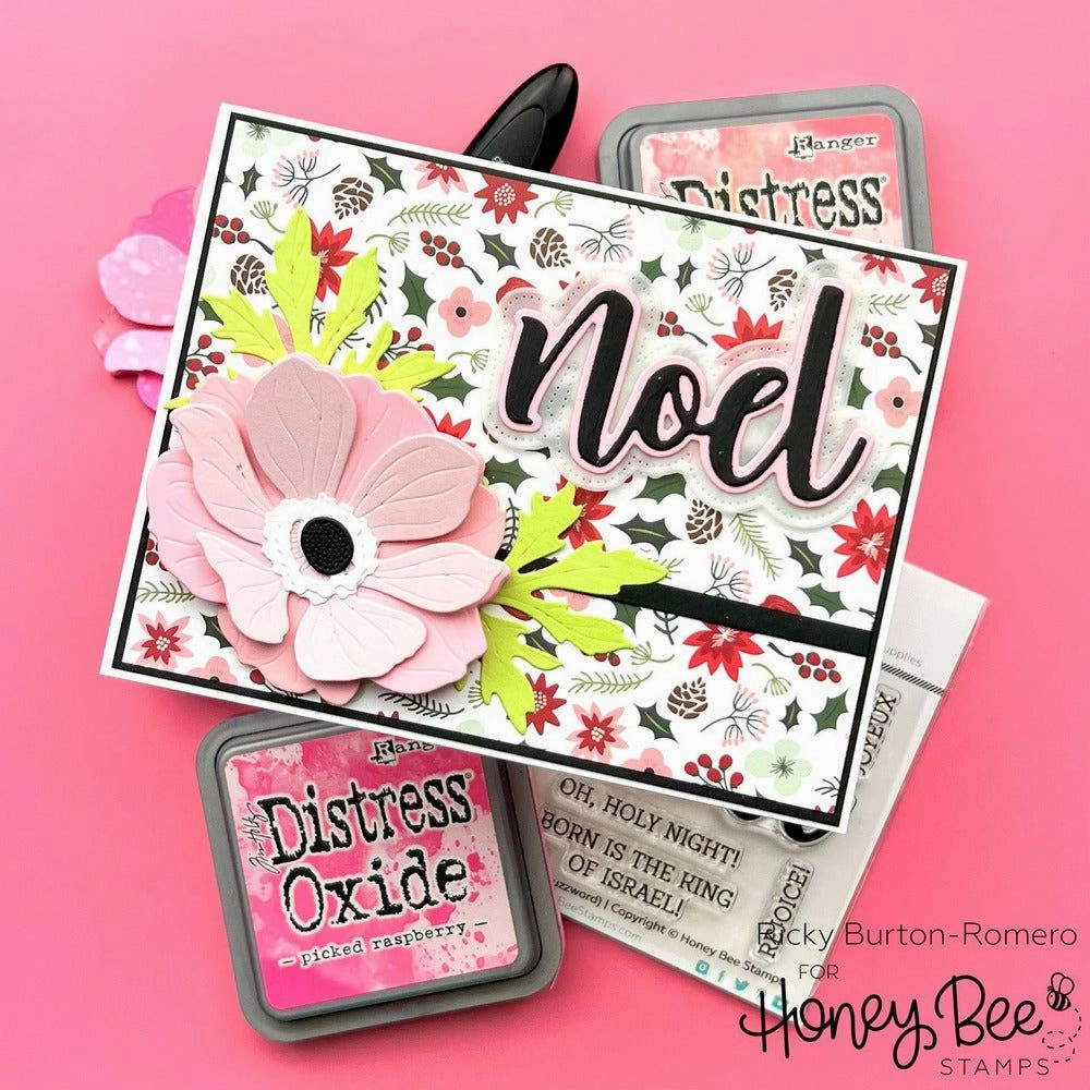 vegan Noel - 3X3 Stamp Set - Retiring