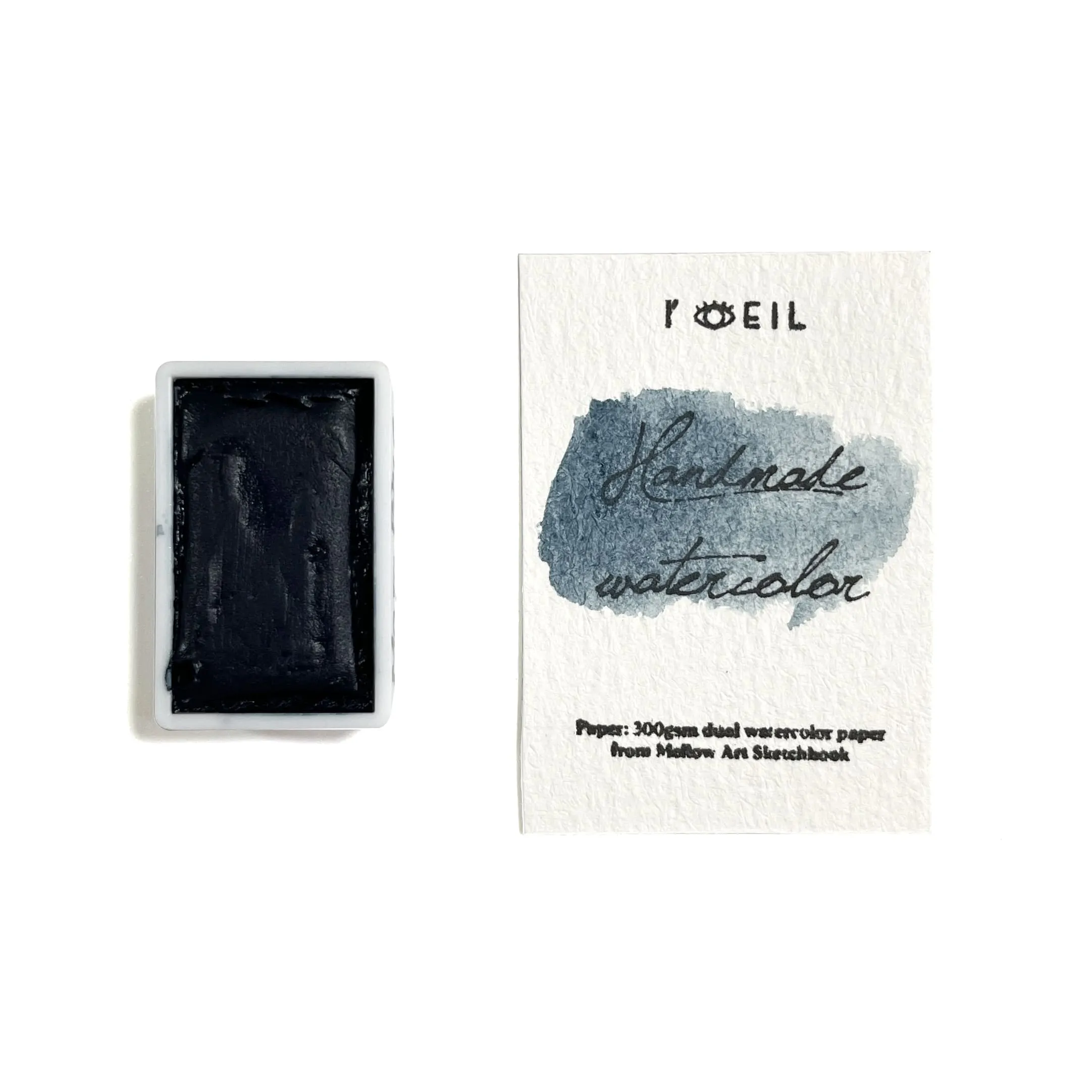 Maya Blue - Artist Grade Handmade Honey Based Watercolor Paint Full Pan 3.2Ml seasonal slim