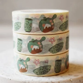 paper Bamboo Tea-Ware Washi Tape