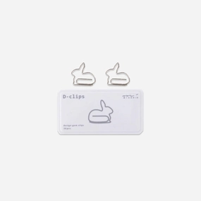 D-Clips Mini // Rabbit vintage steel
